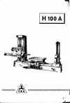  паспорт станка H100A